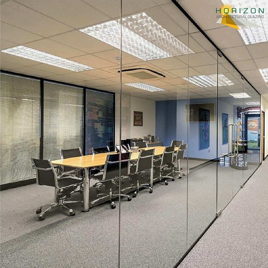 Office glass partition Devon
