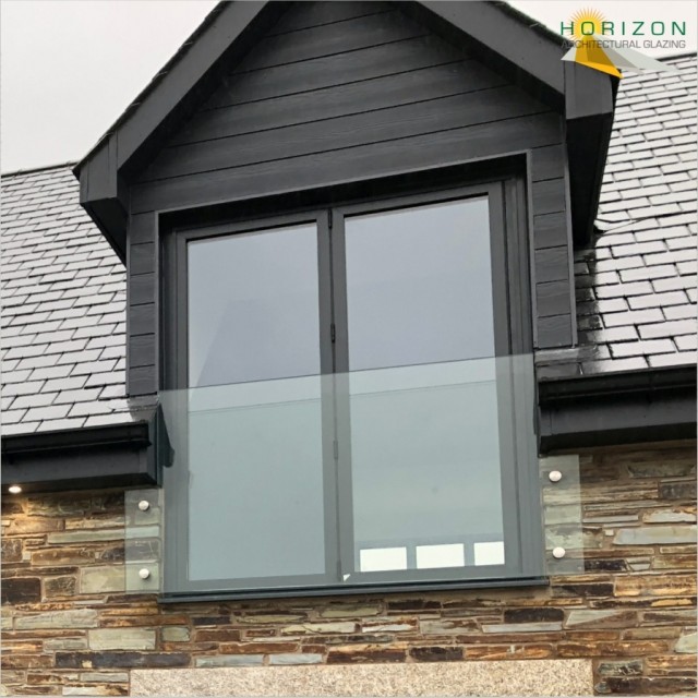Shaped Juliet Glass Balcony Cornwall